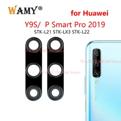 WAMY Rear Back Camera Glass Lens Replacement for Huawei Y9S /P Smart Pro 2019 With Sticker