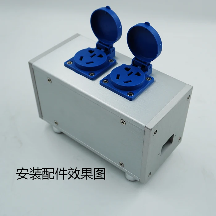 95 all-aluminum power amplifier chassis, for fever audio American European standard power filter shell, socket plug, panel