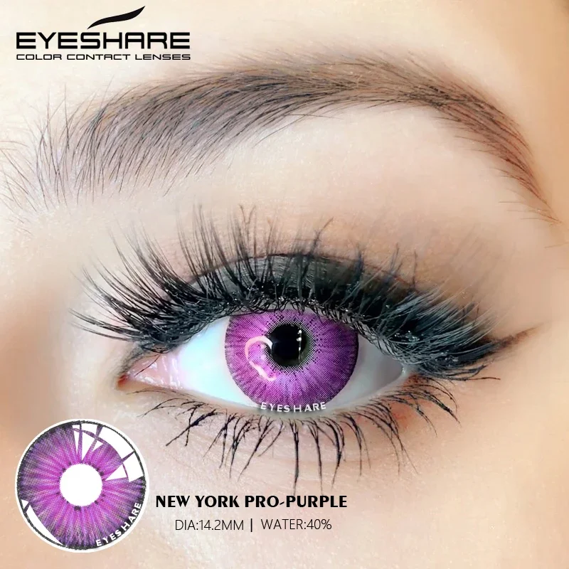 EYESHARE 1 Pair Halloween Lenses Color Contact Lenses Cosplay Blue Contact Lenses for Fashion party Lens Green Contact Lens