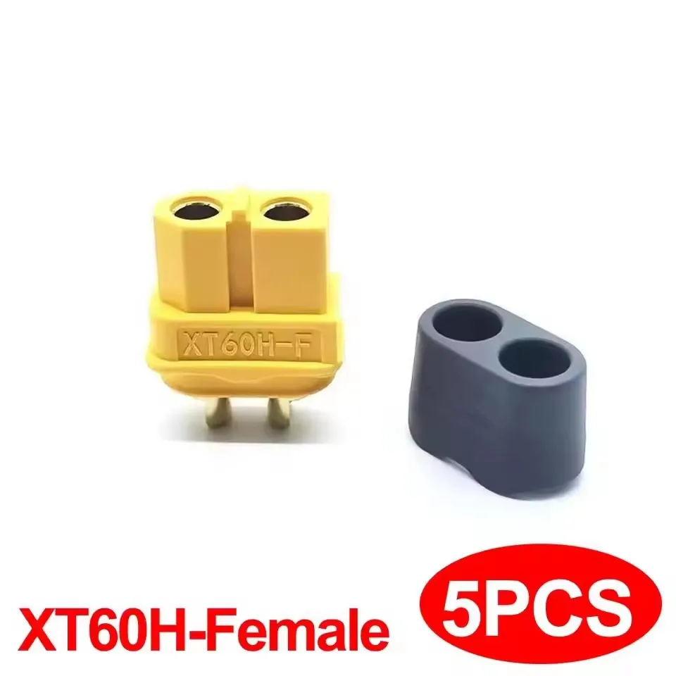 10 paar XT60H (XT60 Upgrade) connectoren, XT60H mannelijke vrouwelijke bullet-connectoren stekkers met omhulsel voor lithiumbatterij RC vliegtuigen auto