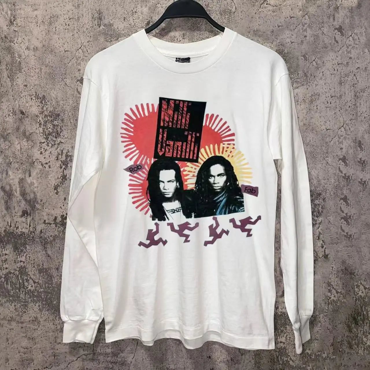 

2000-е годы Harajuku Хип-хоп Рок Готика Панк Модная брендовая футболка Мужская Y2k Ретро с буквенным принтом Круглый вырез Хлопковый топ с длинными рукавами Женский