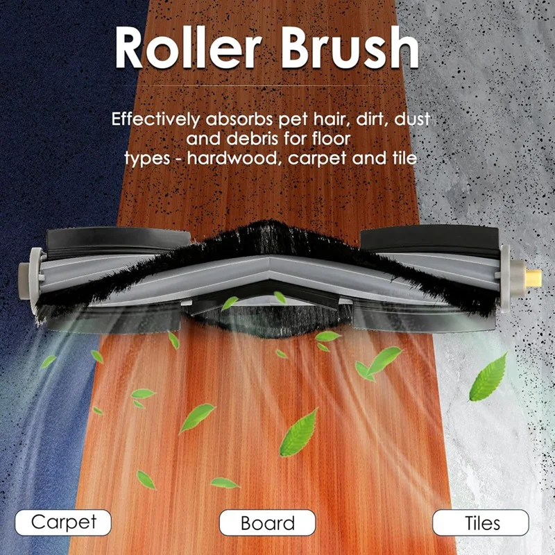 4 шт. основная щетка для пылесосов ECOVACS DEEBOT X1/X1 Omni/X1 Turbo/X1 PRO Omni/T10/T10 Omni/T10 Plus/T20/T20 Omni