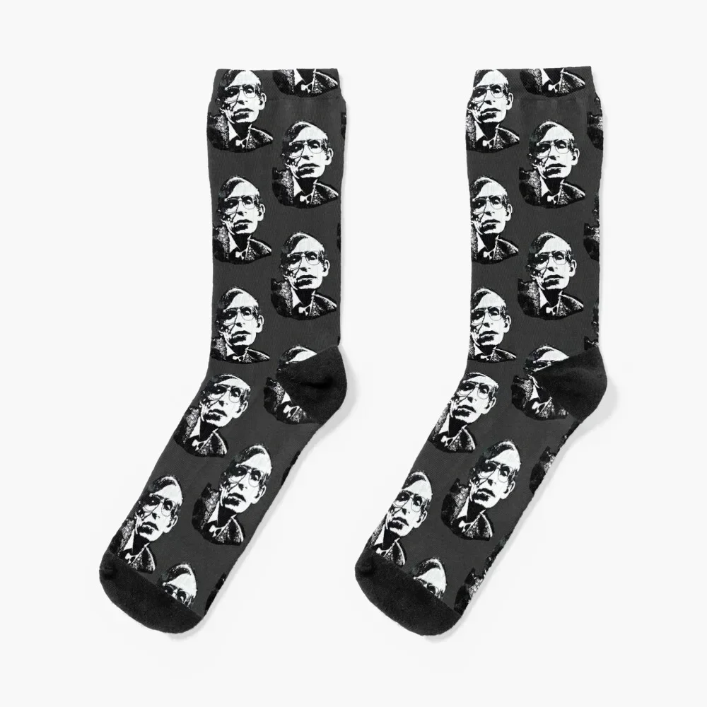 STEPHEN HAWKING QUOTE - EMPATHY Socks Rugby cotton Boy Socks Women's