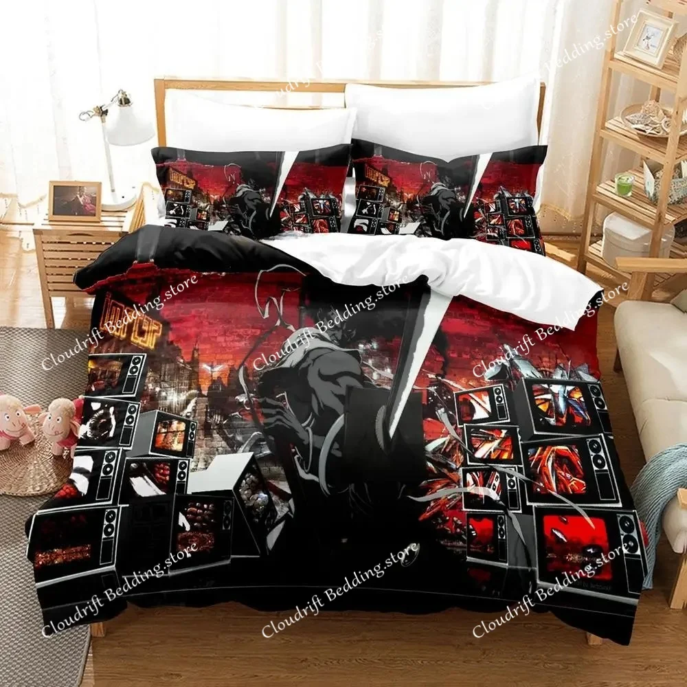 

3d Printing Game Afro Samurai Bedding Set Cartoon Anime Adult Kid Bedroom Duvet Cover Sets 3D Print Kawaii Girls