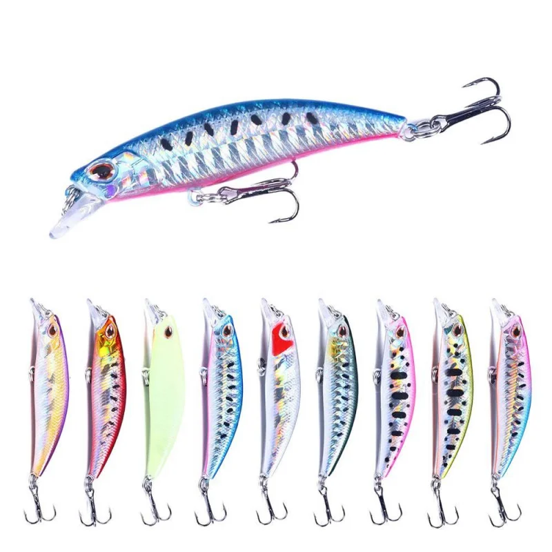 

New Long Casting Sinking Minnow Lure 6.8CM 6.5G Mouth-Warping Bass Minnow Lua Bait for Fishing