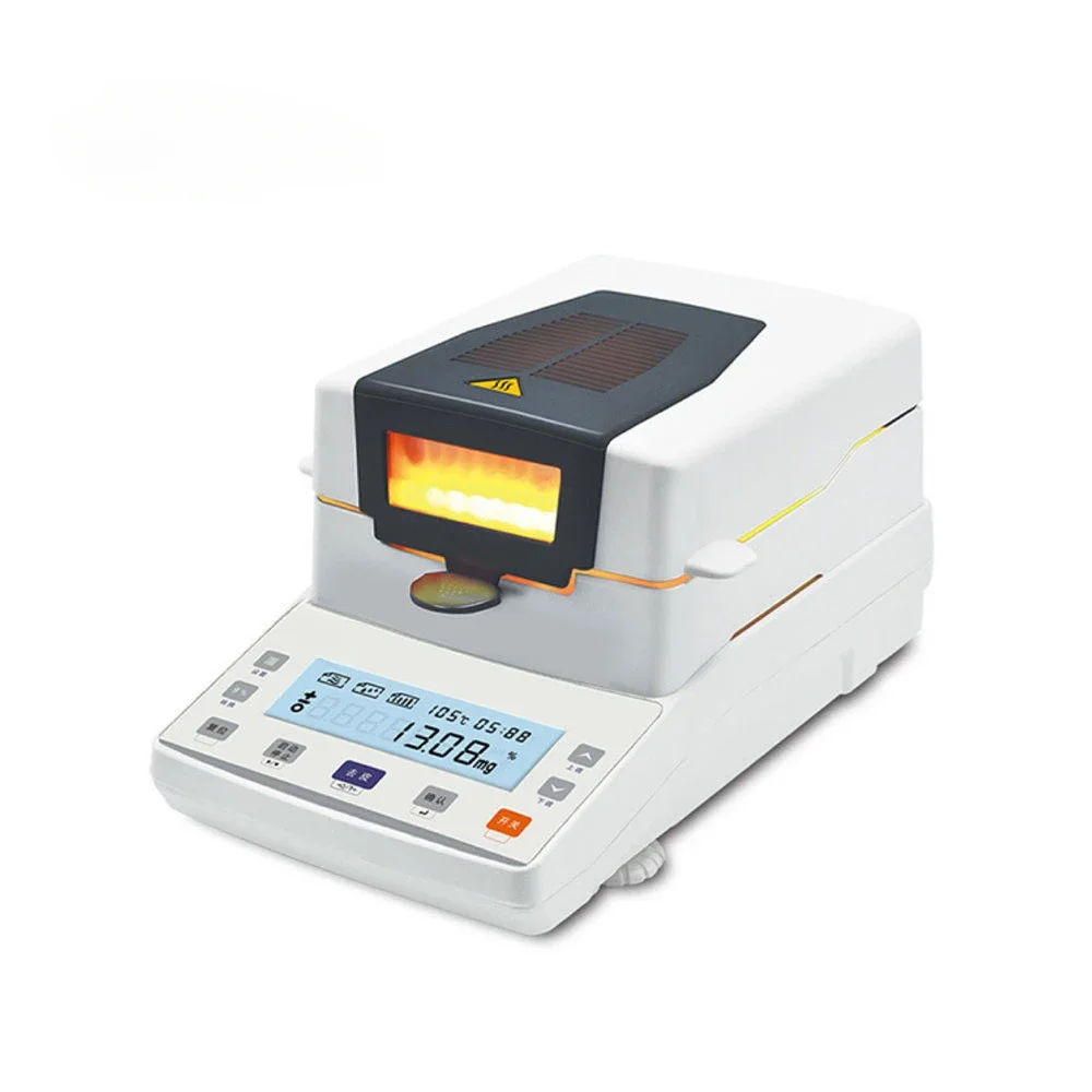 Halogen Moisture Analyzer 110g Volume  Analyzer/Laboratory Food  Balance 1/2/5/10mg Readability