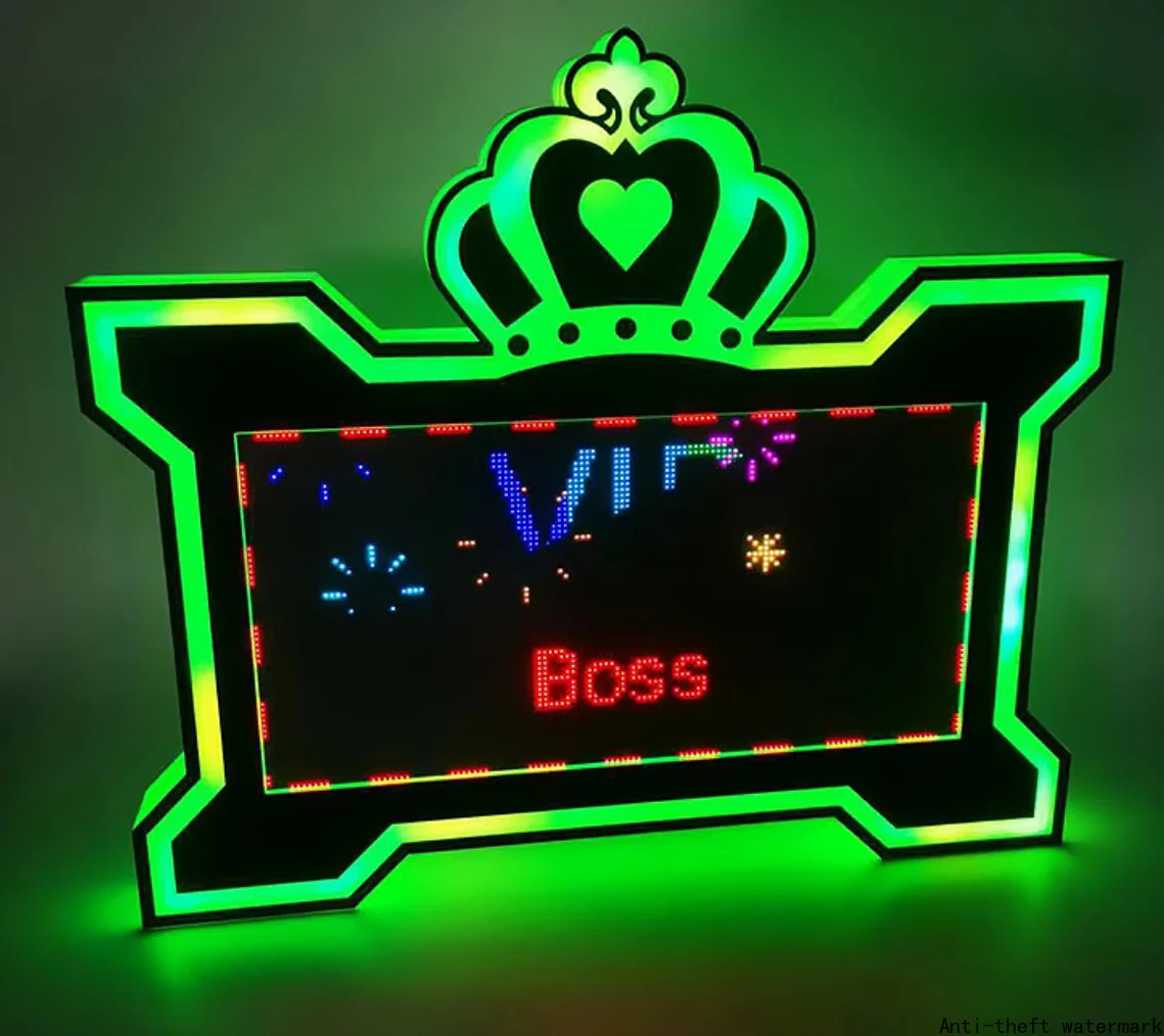 2025 Hot SellingRestaurant Bar Nightclub Custom Message Board Light Emitting Diode Digital Electronic Screen Presenter