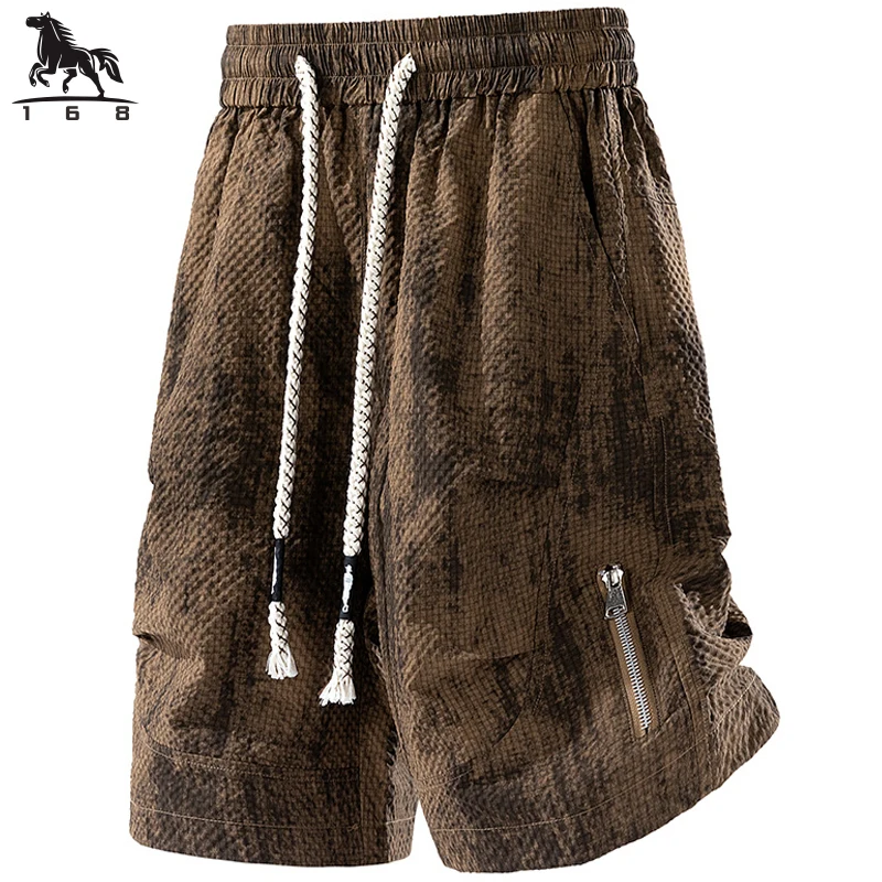

Men's shorts 6XL, 7XL, 8XL, summer new men's shorts, sport solid color casual pants, five-point fitness sport pant Work shorts