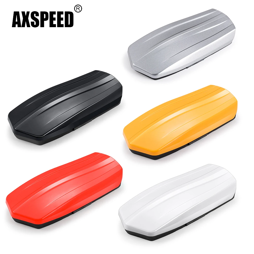 กล่องเก็บสัมภาระบนหลังคาพลาสติกจำลอง AXSPEED สำหรับรถ TRX-4M 1/18 RC อุปกรณ์ตกแต่งสำหรับการอัพเกรด