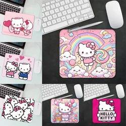Pink cute Cartoon Hello Kitty Gaming Mouse Pad XS Small Mousepad For PC Gamer Desktop Decoration Office Mouse Mat Deskmat Rug