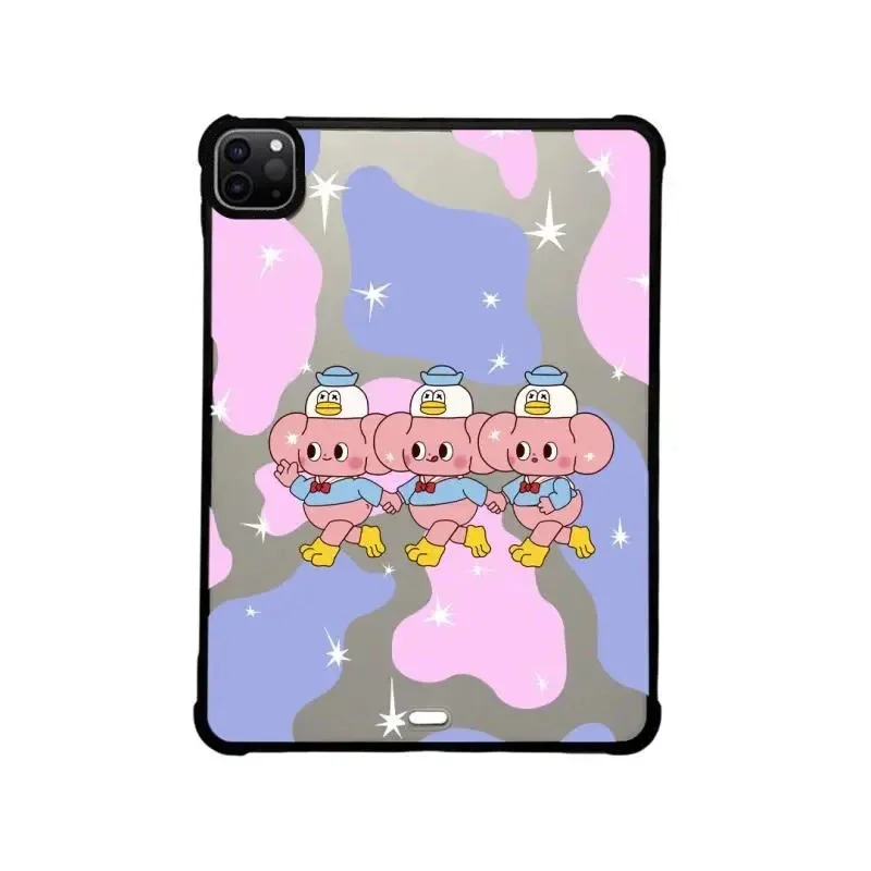 เคส iPad ป้องกันอะคริลิคสีรุ้งสำหรับ iPad Mini 6 Air 4 5 iPad Pro 2020 2021 2022