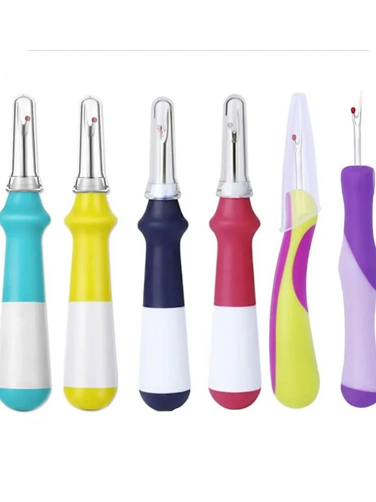 Coupe-fil à poignée ronde, découseur de couture, couteau d'élimination des points, aiguille, outil de couture artistique, point de croix, accessoires de couture, bricolage