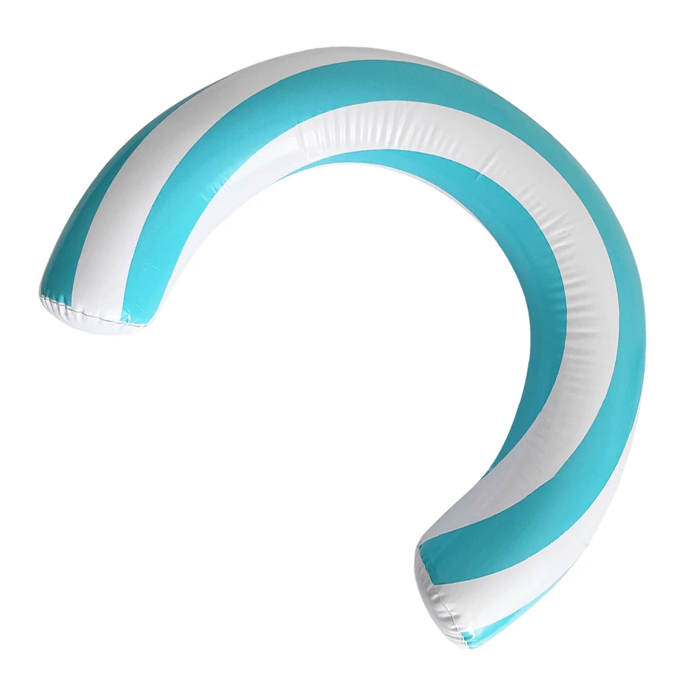 Anello da nuoto gonfiabile Galleggianti giganti blu per accessori per adulti Materiale in PVC a forma di arco per feste in piscina estiva