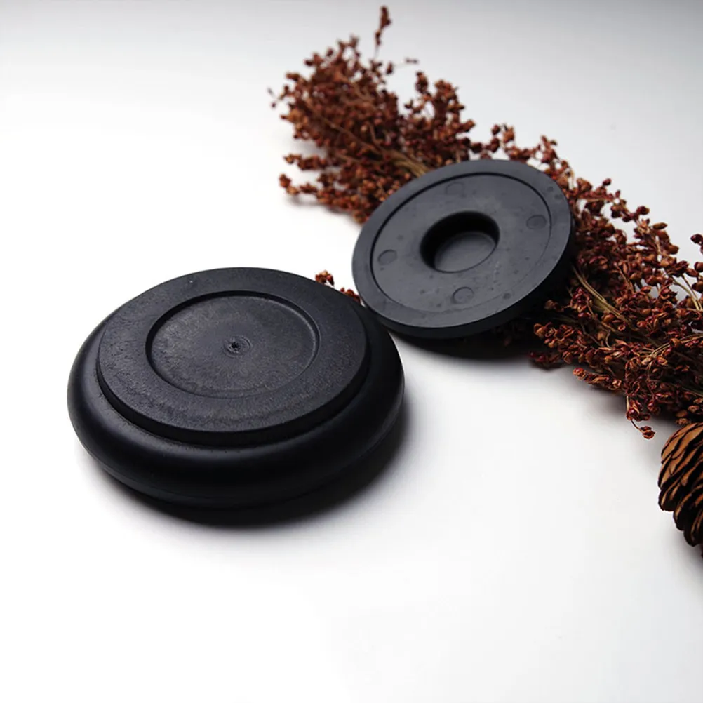 3Pcs Calligraphy Inkslab Kit Tai Style Plastic Ink Grinding Slab with Lid Economical Beginner Friendly Smooth Surface