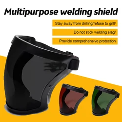 Full Face Dust Protection Barrier Welding Mask Helmets Eyes Goggle Soldering Mask Head Wear Anti-splash Mask for Wel With Filter