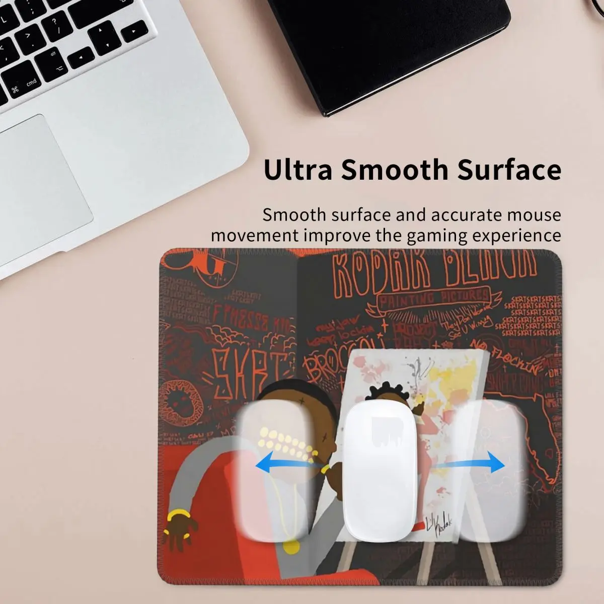 KODAK BLACK Mouse Pad Komputer Keyboard Mouse Mat Gamer PC Laptop Desk Mat Aksesori Kantor Alas Meja