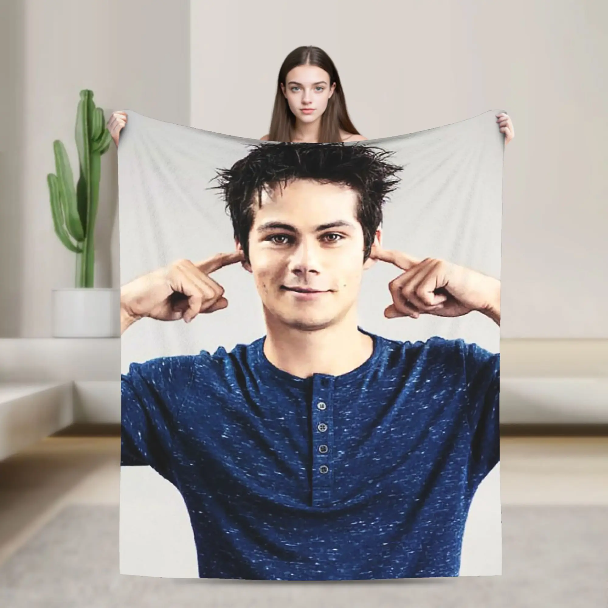 Dylan O'Brien Blanket Actor Flannel Awesome Soft Throw Blanket for Home Decoration
