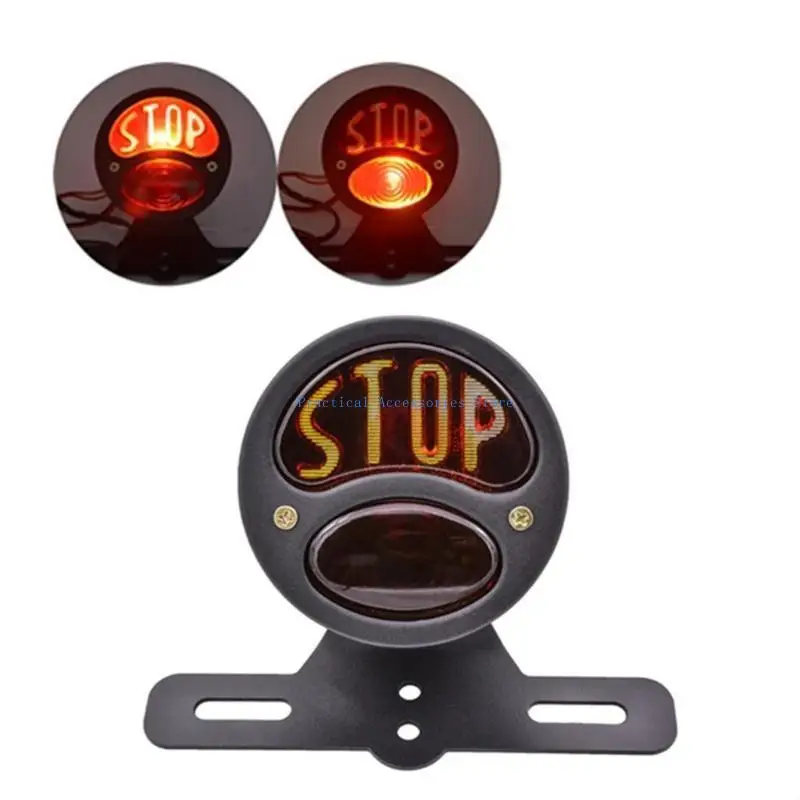 

U75E LED Licence Plate Number Light Universal Motorcycle Brake Taillight Lamp Tail Light Licence Plate Number Light