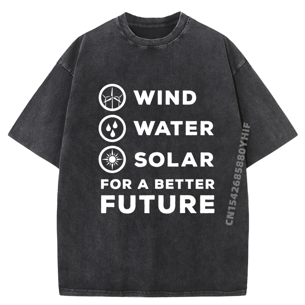 

Мужские футболки с рисунком Renewable Energies Electrical Engineer Wind Power Одежда Футболка-мем Мужская забавная стираная рубашка