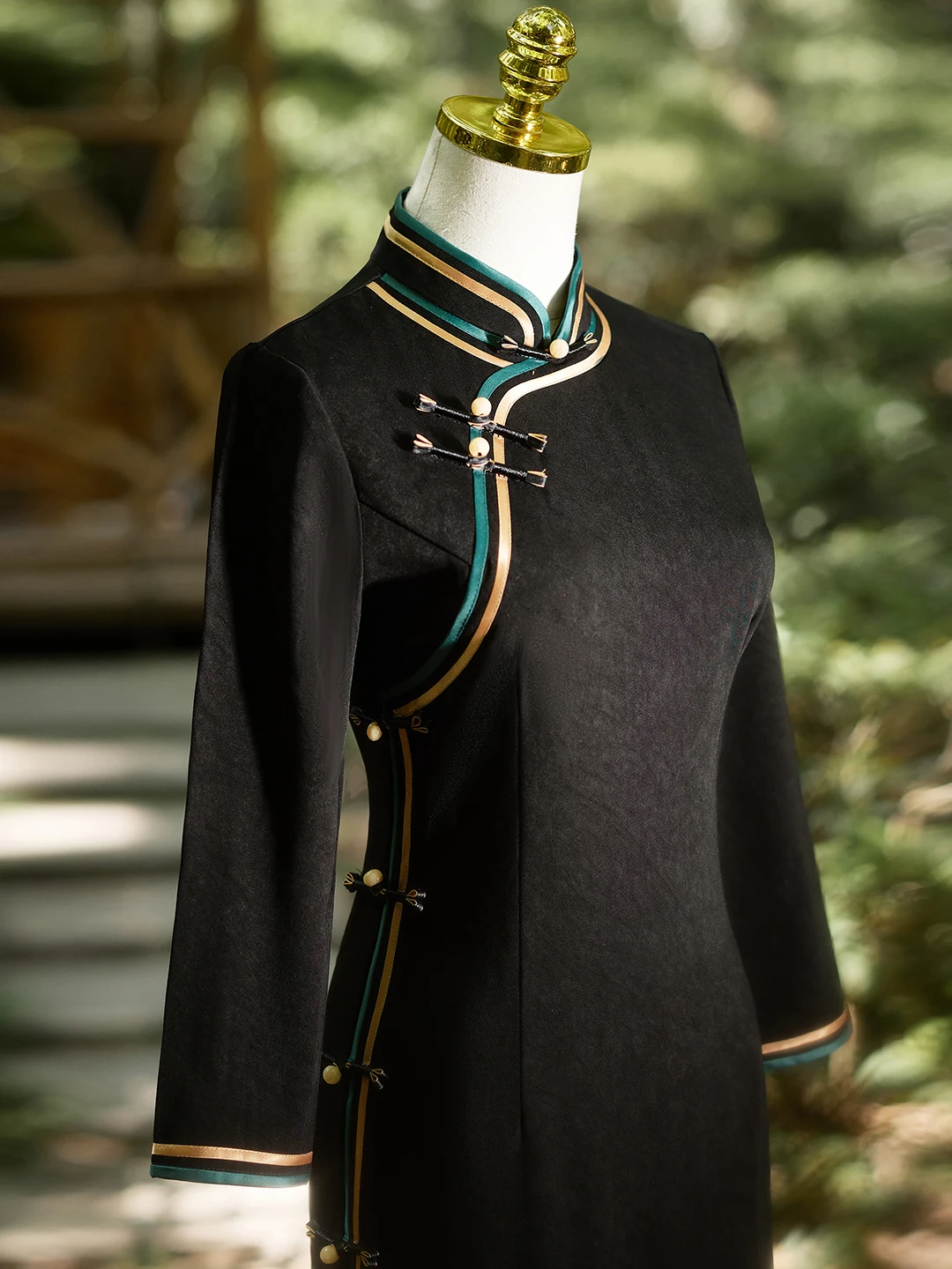 ele-bla-young-sle-long-sve-women's-dr-daily-wear-retro-chinese-sle-unique-and-beautiful-gown