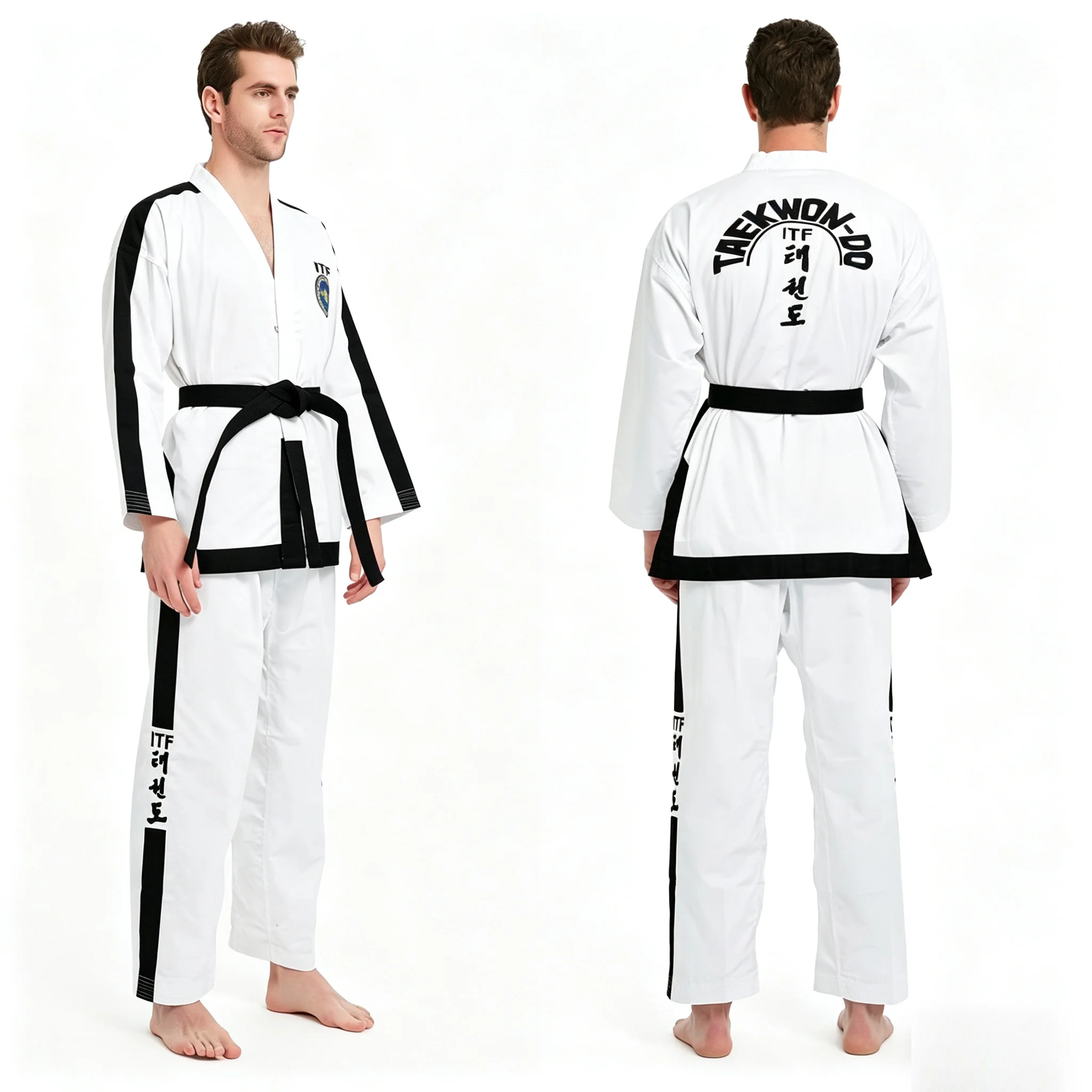 Premium ITF Taekwondo Instructor Dobok Master Uniform for Deputy Instructor & Head Instructor Professional Training Competition
