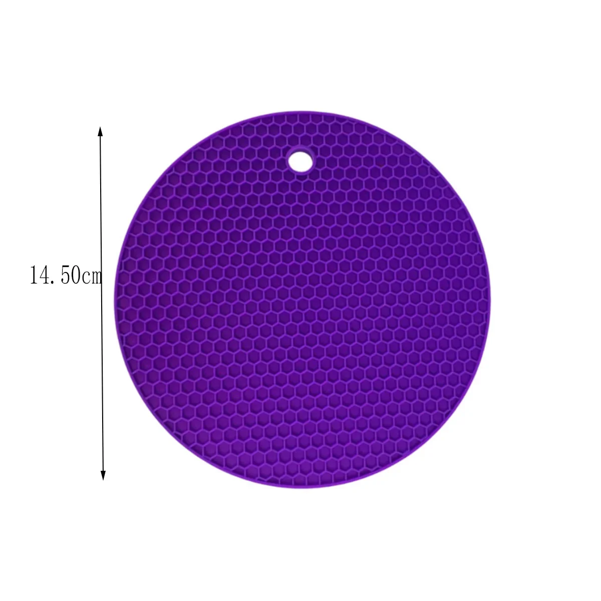 Round Heat Resistant Silicone Mat Drink Cup Coasters Insulation Non Slip Pot Holder Thicken Table Placemat Kitchen Accessories