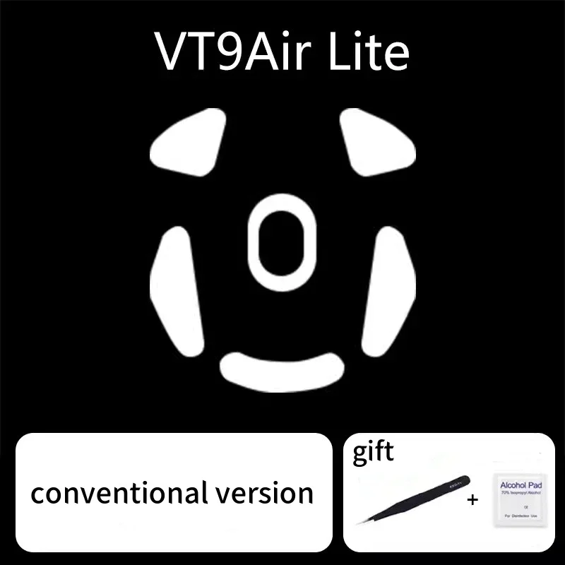1 Set Ultraglide Mouse Skates For Rapoo VT9 Air Lite Brake Control Speed Silence Feet ICE Version Mice Glides PTFE Feet