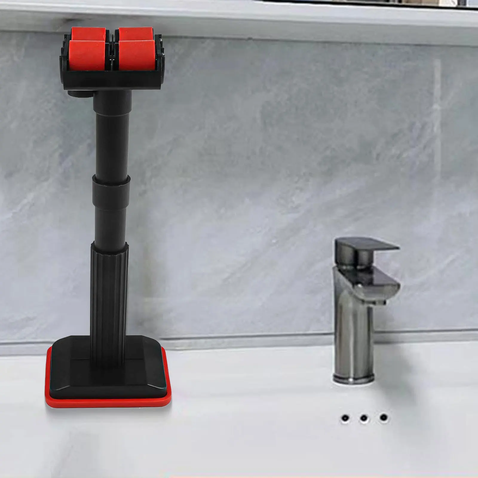 Cabinet Installation Telescopic Support Rod Cabinet Support Solution Reinforced Structure Water Retention Strips