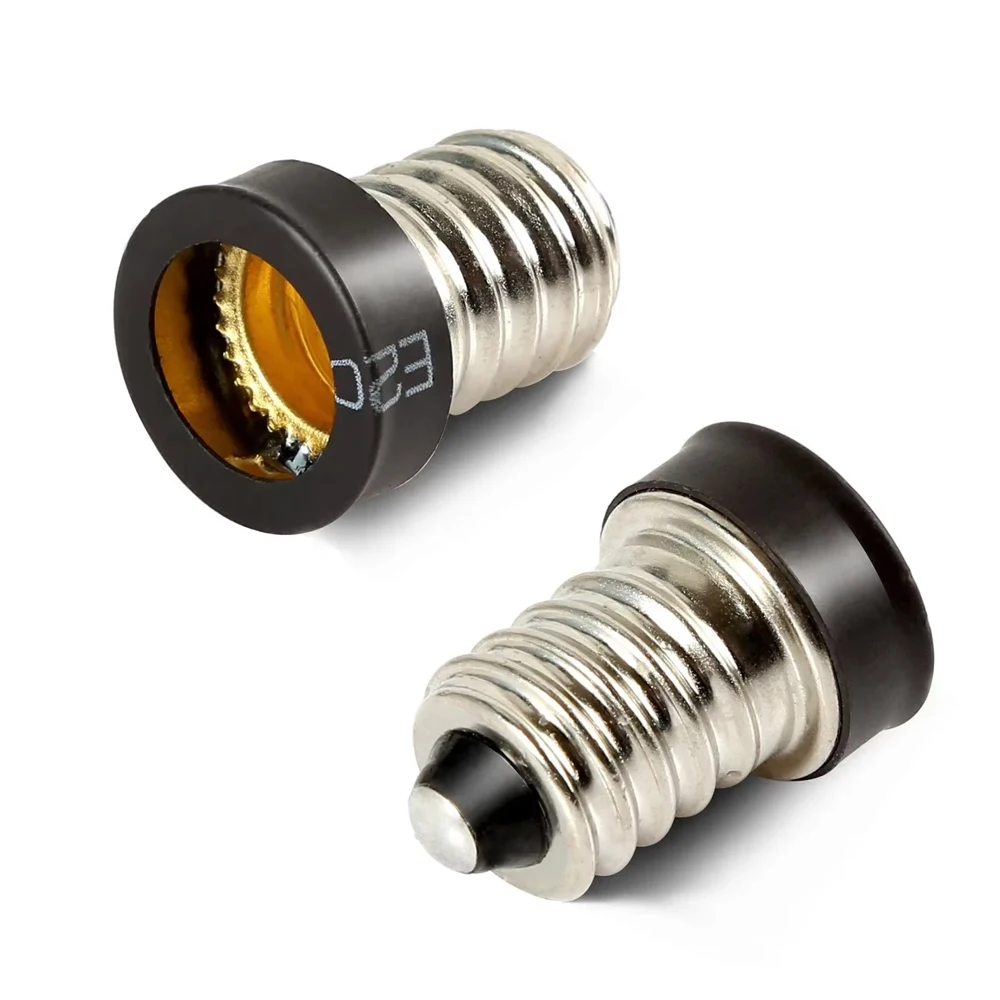 

6/8/12Pcs E14 to E12 Light Bulb Adapter Socket Converter Low Heat Efficient Operation Light Bulb Converters