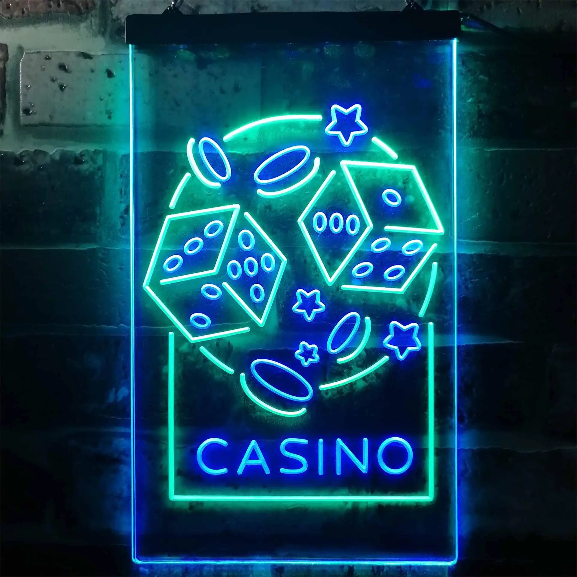 

Casino Dice Dual Color Led Neon Sign st6-i2785