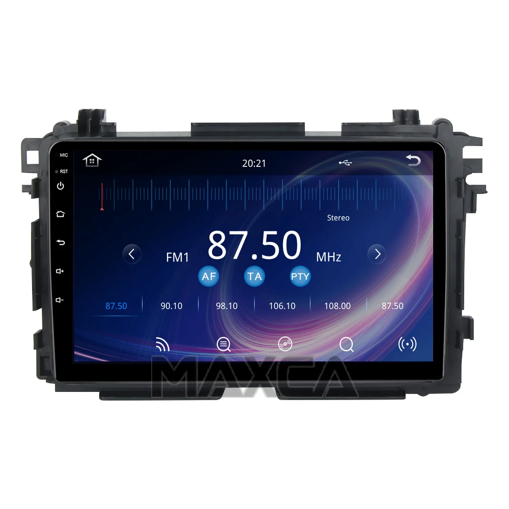 MAXCA 9-calowy odtwarzacz multimedialny Honda HRV Wireless Carplay Android auto 2 din Radio Mirror Link