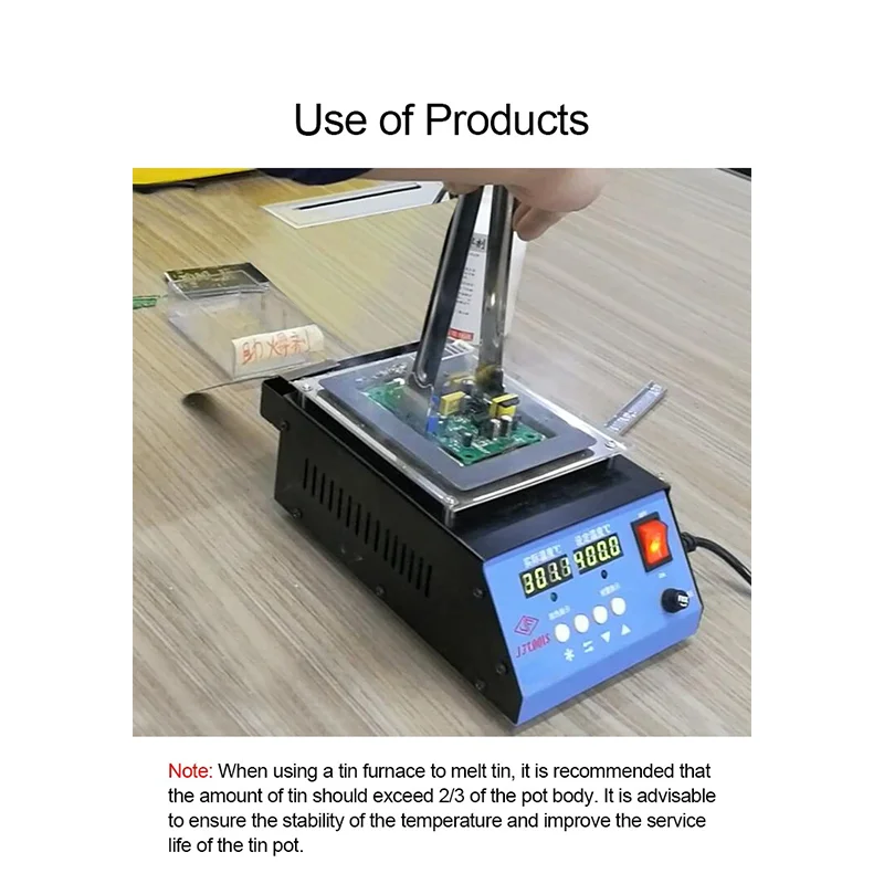 آلة لحام ذكية لفرن التيتانيوم النقي مع طلاء تيتانيوم بدرجة حرارة ثابتة وصديقة للبيئة وخالية من الرصاص