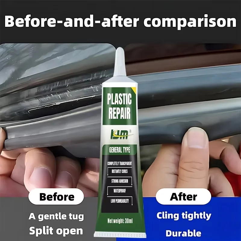 KJM Automotive Interior Sealant And Adhesive Flexible Repair Glue 30ML for Car Leather Upholstery Door Panels Trim view 6