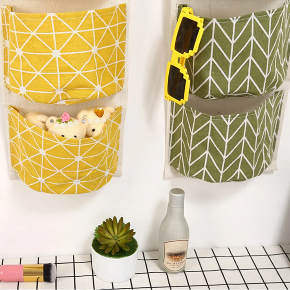 

Waterproof Storage Bag Multi-storey Hanging Clothes Organizer Bedroom Bags Material Home Decor Storage Pouch Wall Door