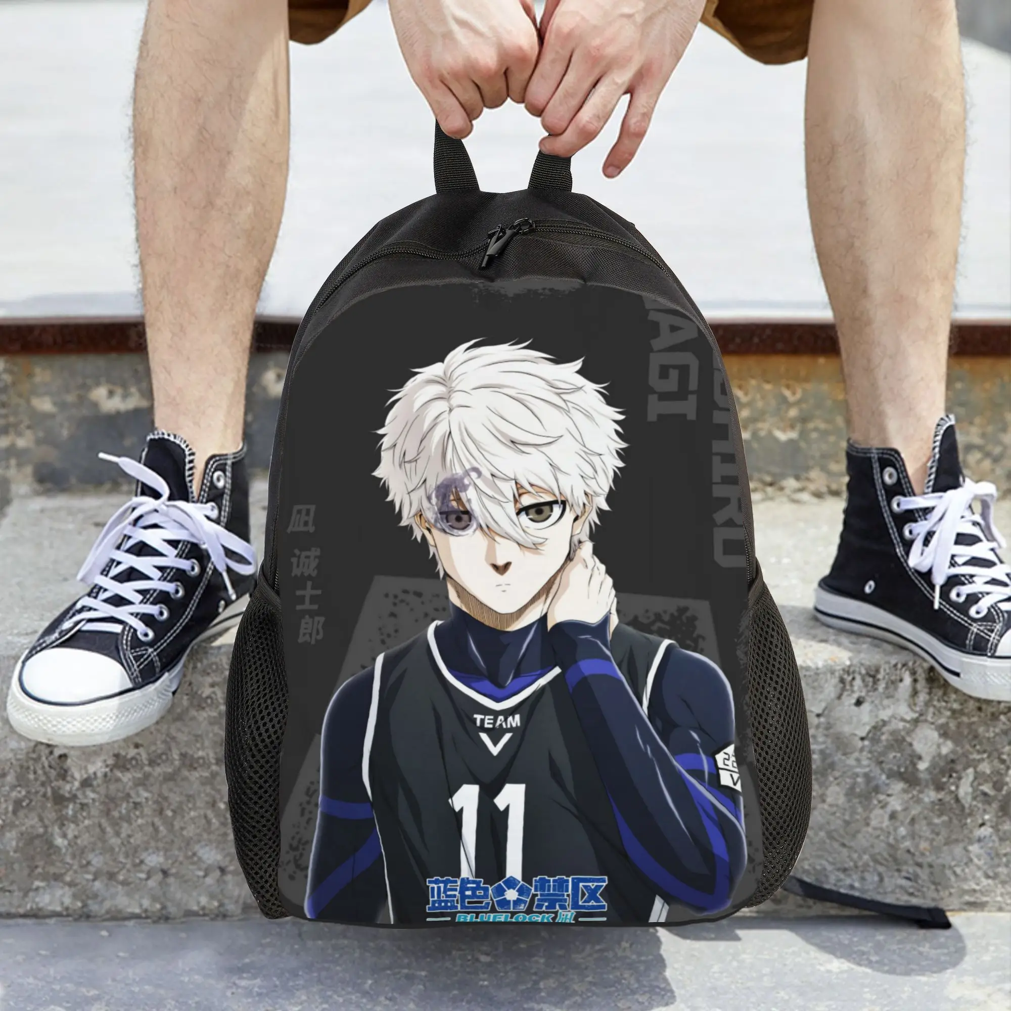 

Женский рюкзак в стиле аниме Blue Locks, модный детский школьный рюкзак, компьютерный рюкзак для мальчиков и девочек, дорожный рюкзак