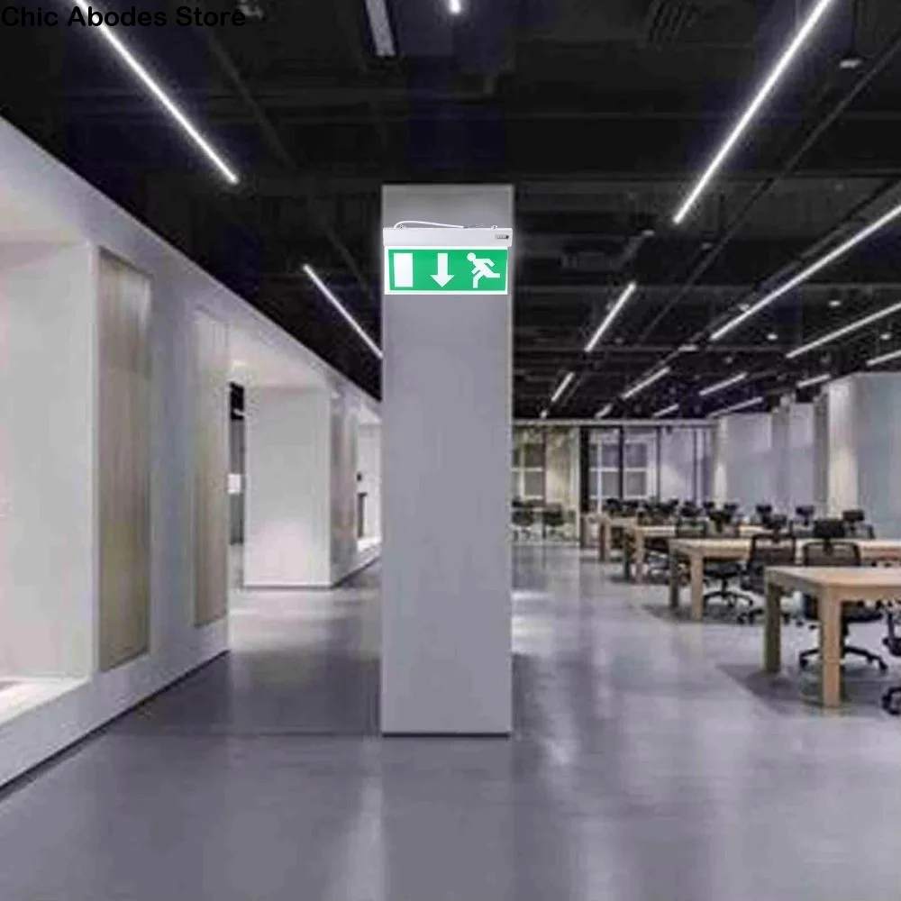 Emergency Exit Sign - Светодиодный аварийный светильник 110-240В для коммерческого