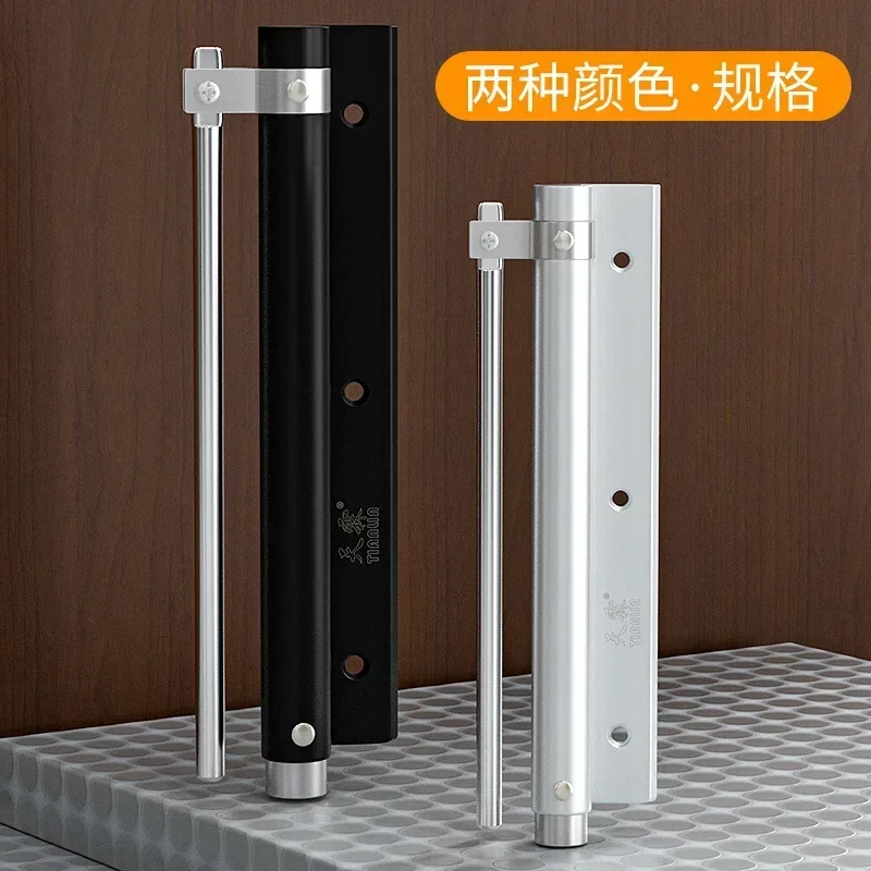 Home door closers with a load capacity of 30-50 kg Aluminium automatic door closers Simple automatic rebound door closers