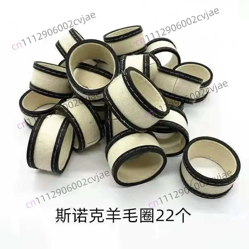 16pcs 57.2mm Wool round Ring Ball Cleaner Pads Pool & Billiard Machine Accessory Snooker & Billiard Products