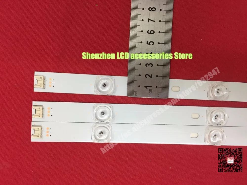 Tira de luces LED de reemplazo, barra de retroiluminación Array 32LB585V 32LB550U 32LB550B 32LF561V 10 piezas A + 5 piezas B, 15 unidades por lote