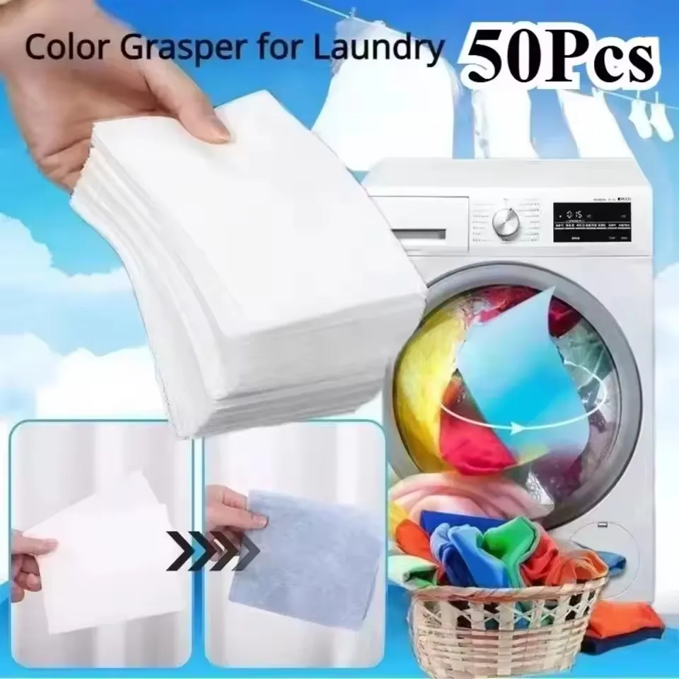 Anti-Staining Laundry Tablet Laundry Color Absorbing Color Catcher Sheets Dye Colour Absorption Paper Laundry Anti-Cross-Dyeing