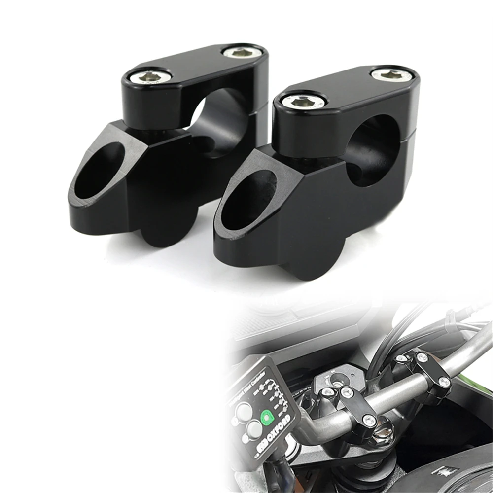 Fit For Suzuki SV650 1999-2012 2016-2021 Motorcycle Handle Bar Riser Raised Extend Handlebar Back Moved Riser Offset