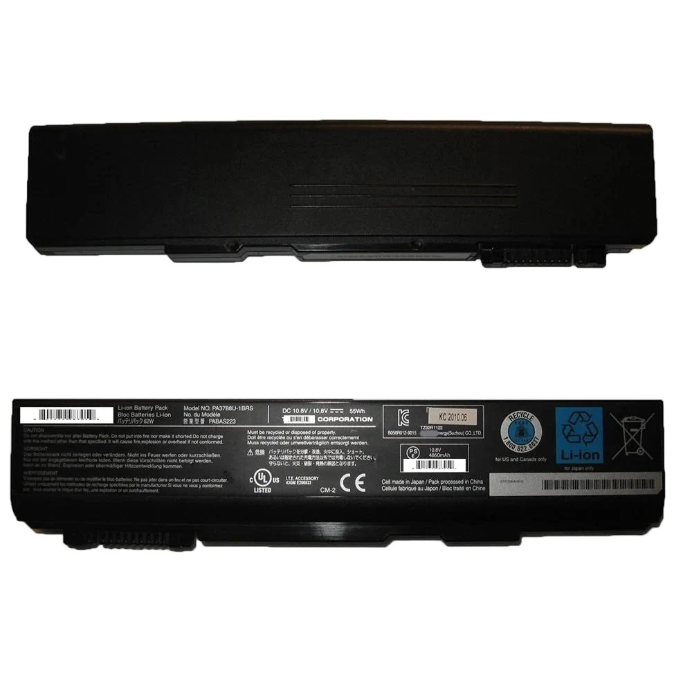 PA3788U-1BRS Laptop Battery for Toshiba Tecra A11 M11 P11 Series PA3786U-1BRS PA3787U-1BRS 11.1V 55Wh