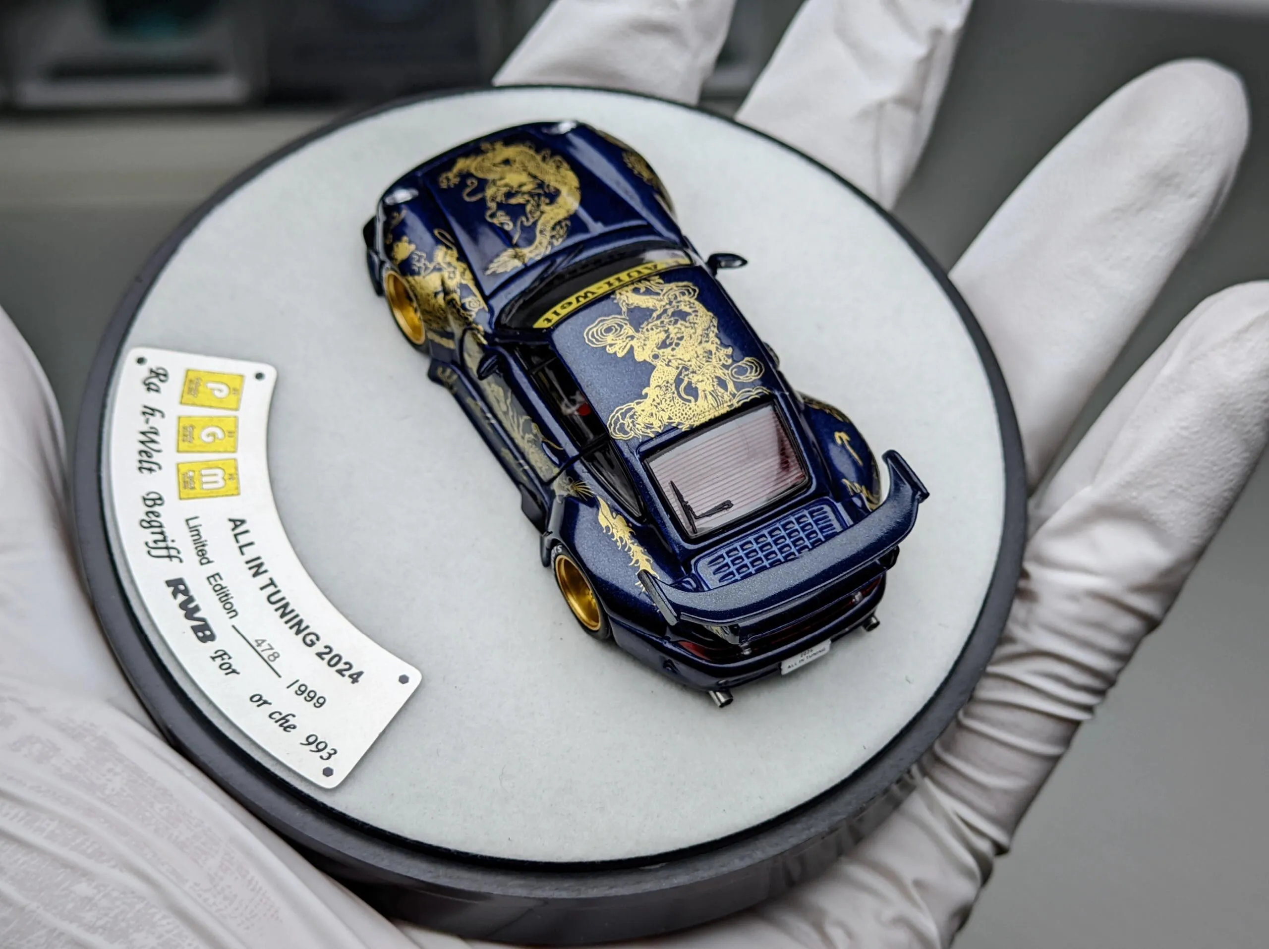 PGM 1:64 RWB993 2024 AIT ダイキャストモデルカー限定版グッズ趣味おもちゃギフトギフト