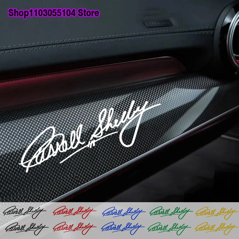 

2pcs Carroll Shelby car Interior sticker Auto window Vinyl Decal For Ford Mustang
