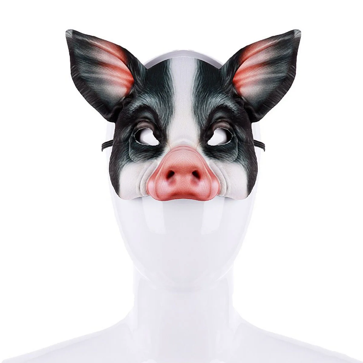 

Adult Masquerade Mask for Women Halloween Party Vintage Half Face Animal Pig Fancy