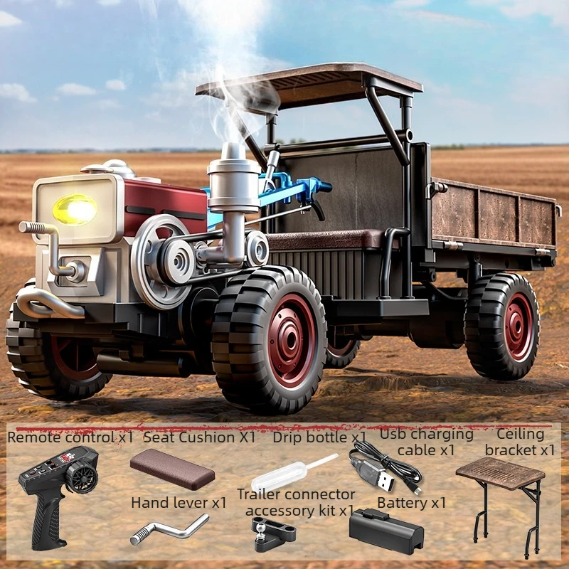 JJRC C8836 4WD RC Tractor - Full Scale Simulation Hand-Held Tractor Model - Electric Toy Car Collectible And Gift Option