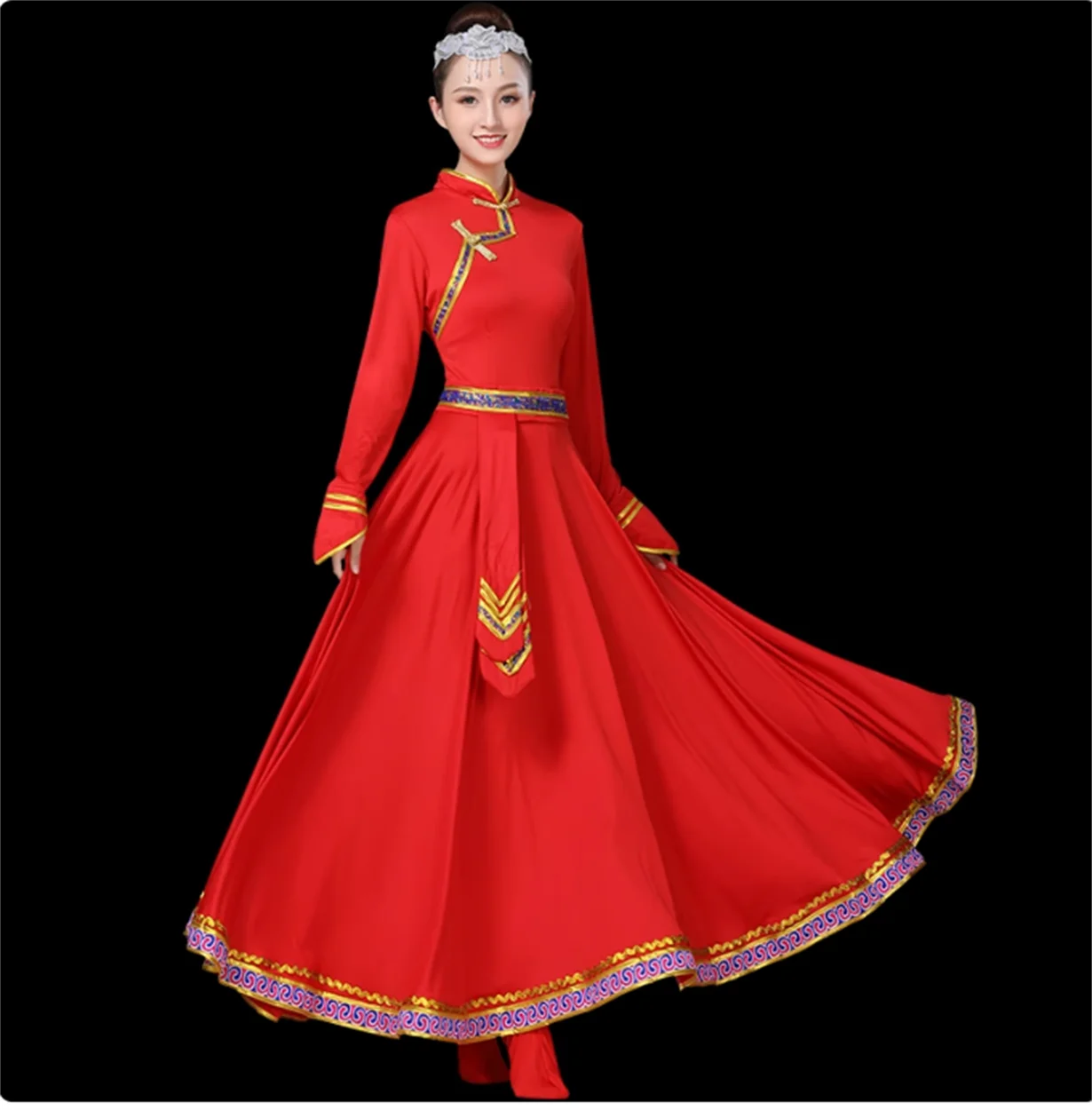 

New Mongolian Dance Performance Costume
