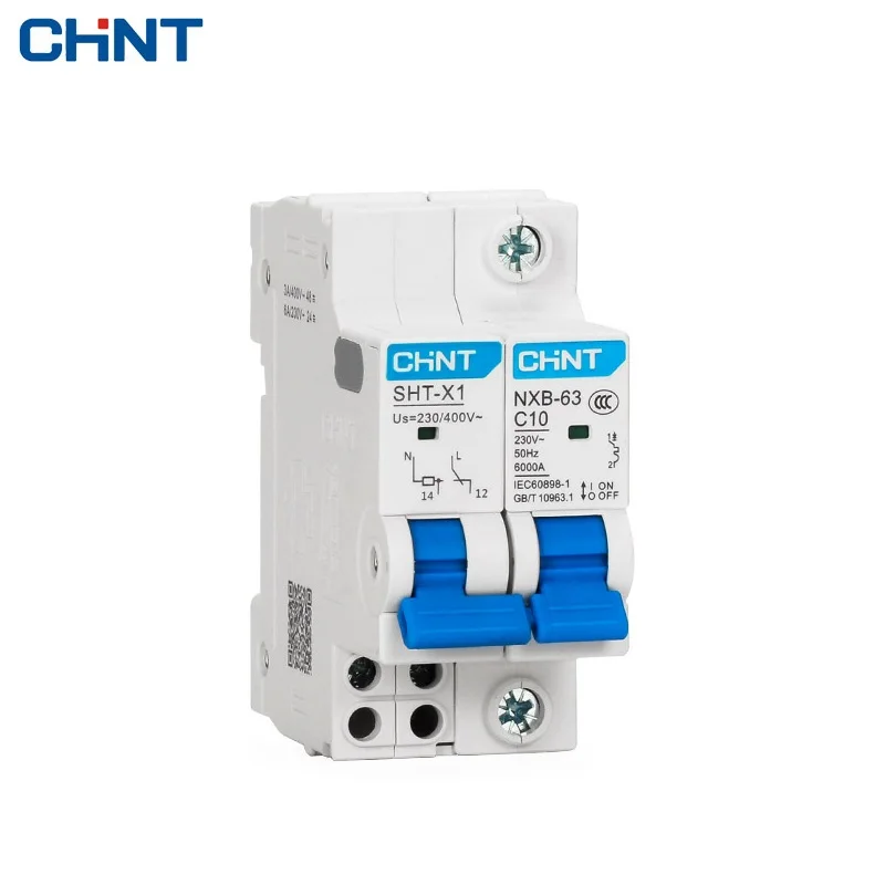 CHNT SHT-X1  Shunt release   AC415V  3A    AC240V 6A  AC/DC48V  3A   AC/DC24V  6A    Ui: 500V  MCB