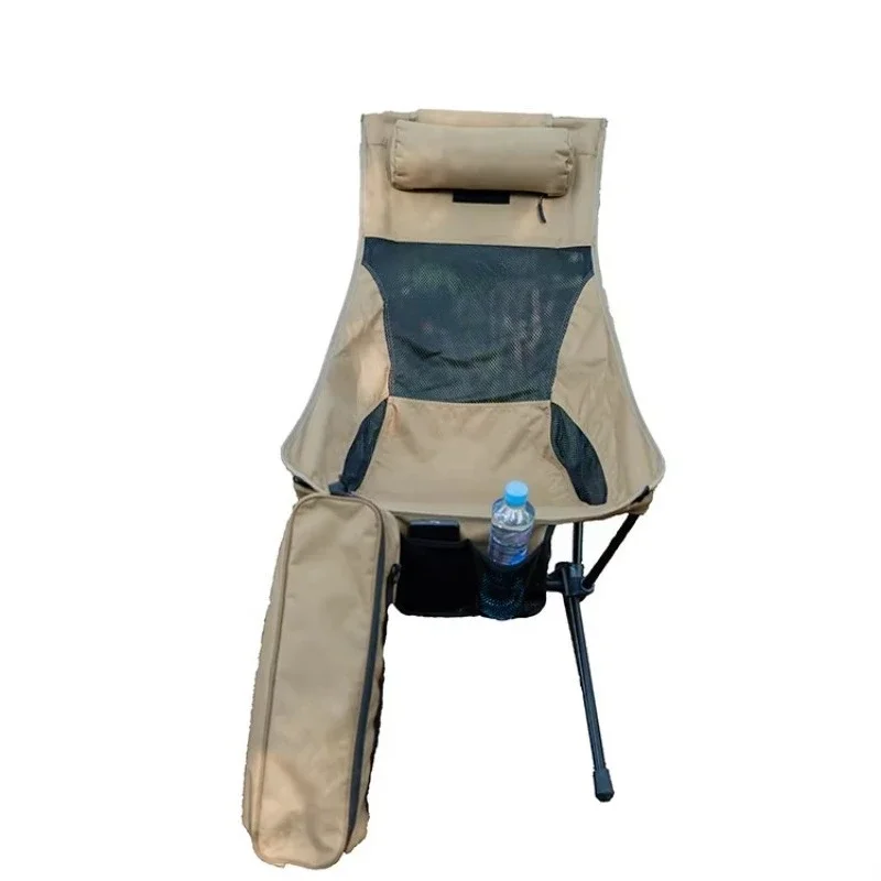 New outdoor ultra-light portable folding backpack aluminum alloy steel camping beach chair
