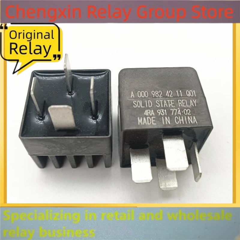 （Brand New）1pcs/lot 4RA 931 774-02 High-Quality Automotive Vacuum Pump Relay Solid-State Silent Contactless Sealed Base 4-Pin